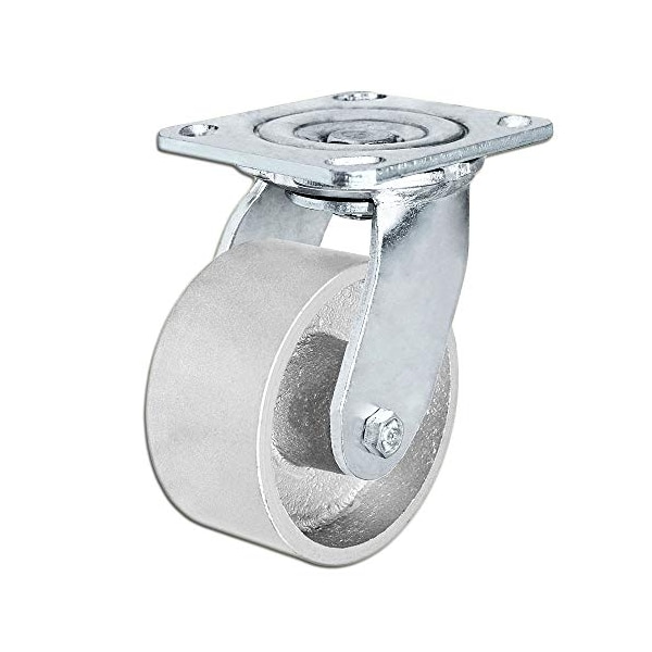 4x2 in Swivel Caster -SEMI-Steel CAST Iron Wheel, 700 LBS Capa